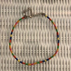 Rainbow choker